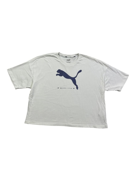 PUMA T-SHIRT CORTA CON GRANDE LOGO BIANCA DA DONNA M