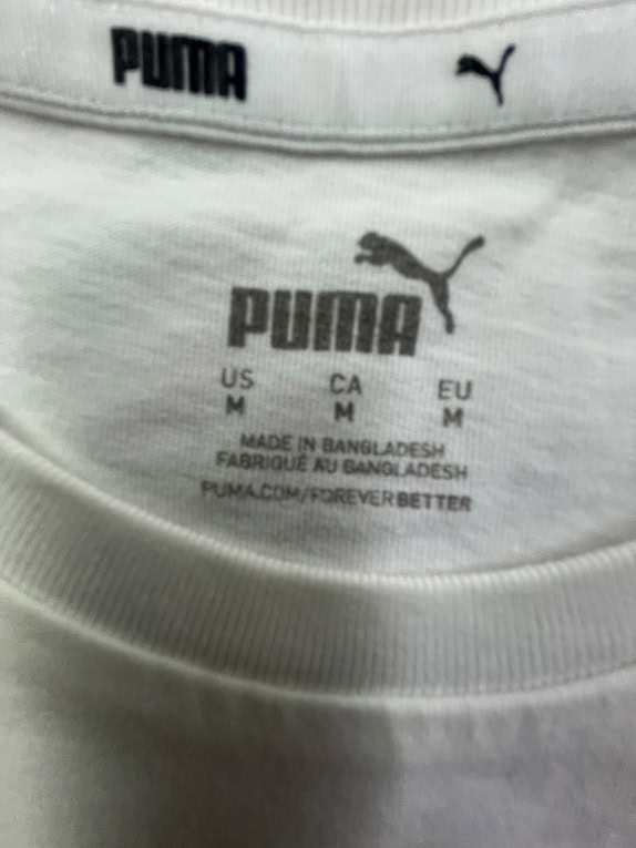 PUMA T-SHIRT CORTA CON GRANDE LOGO BIANCA DA DONNA M