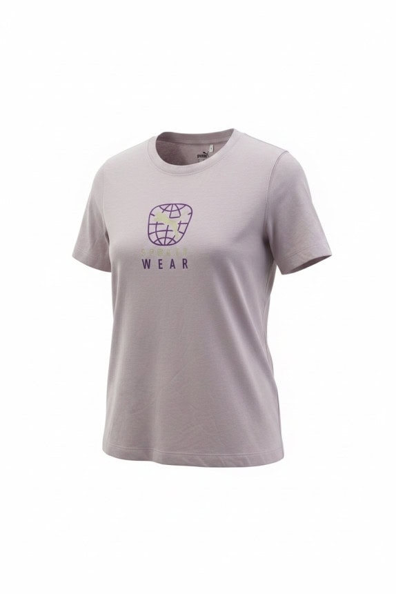 PUMA T SHIRT GRAPHIC ΛΙΛΑ ΓΥΝΑΙΚΕΙΟ PRE OWNED L