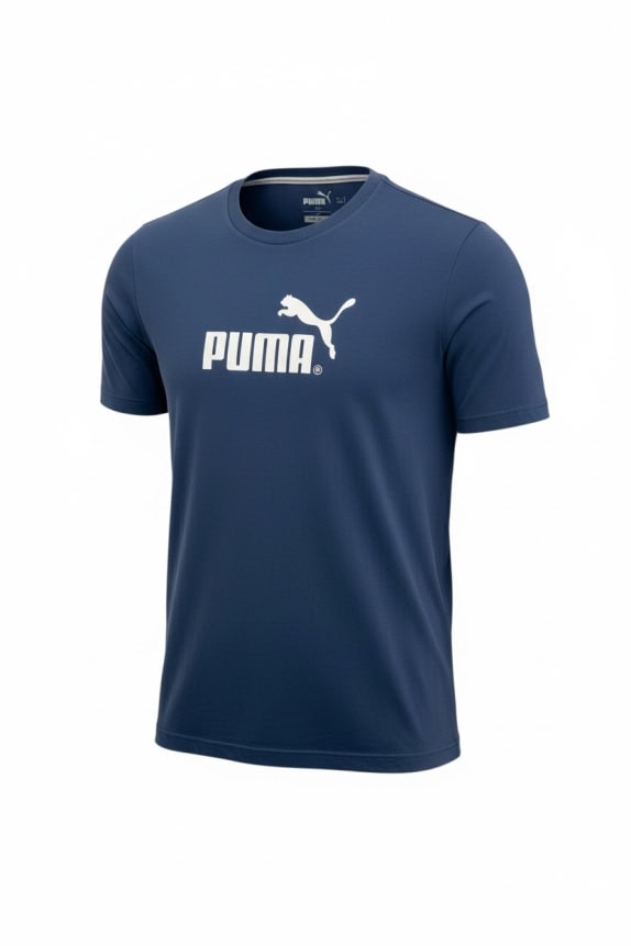 PUMA T-SHIRT LIFESTYLE CON GRANDE LOGO BLU DA UOMO XL
