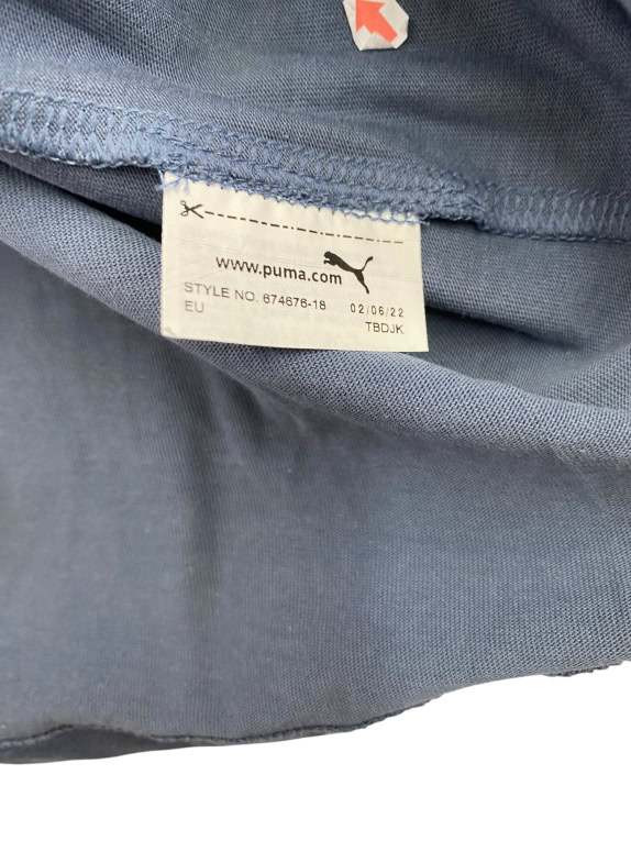 PUMA T-SHIRT LOGO GRAPHIC ΜΠΛΕ ΡΑΦ UNISEX L preowned