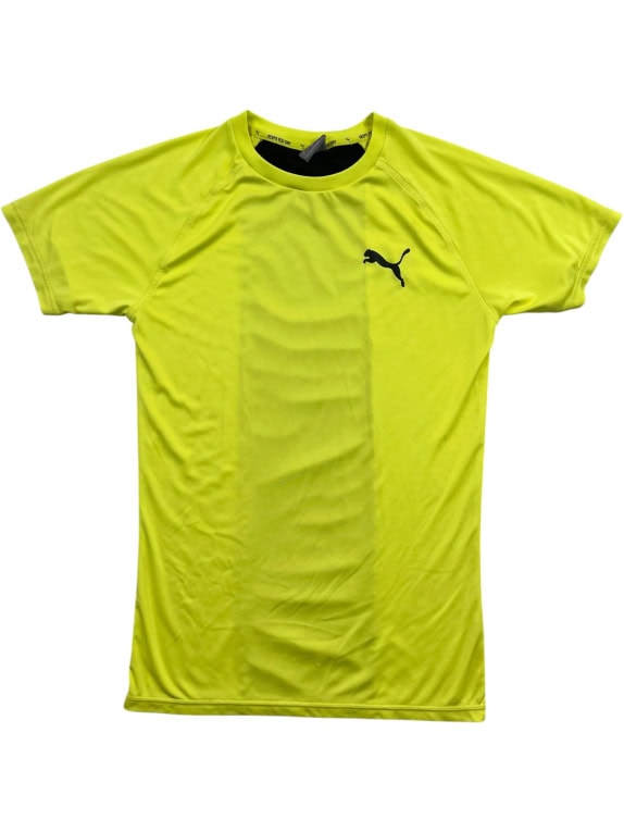 Puma T-Shirt Logo Giallo Unisex S