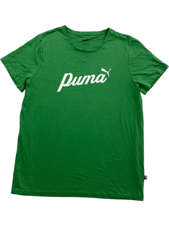 Puma T-Shirt Logo Πράσινο Ανδρικό XL
