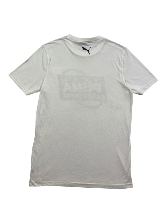 PUMA T-SHIRT VINTAGE BASKETBALL LOGO 1973 WHITE MEN'S M
