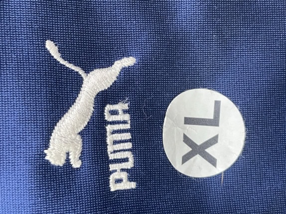 90S PUMA TRACK PANTS SPORTSWEAR NAVY UOMO PRE OWNED XL