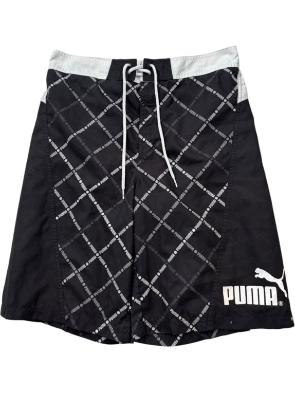 PUMA BERMUDA MARE SPORTSWEAR NERO UOMO PRE OWNED S