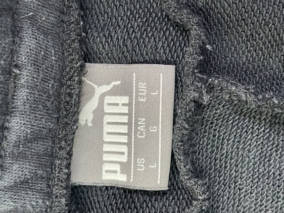 PUMA SHORTS STREETWEAR BLACK MENS PRE OWNED L