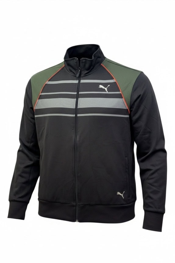 PUMA GIACCA TRACK SPORTSWEAR NERA UOMO PRE OWNED L