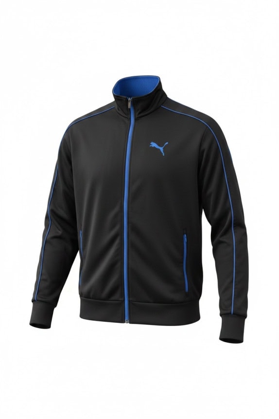 PUMA ΖΑΚΕΤΑ ΦΟΡΜΑΣ SPORTSWEAR ΜΑΥΡΟ ΜΠΛΕ ΑΝΤΡΙΚΟ PRE OWNED S