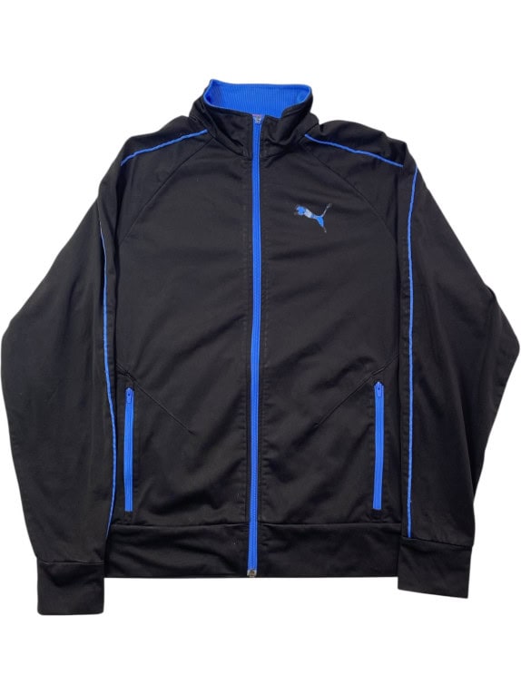 PUMA ΖΑΚΕΤΑ ΦΟΡΜΑΣ SPORTSWEAR ΜΑΥΡΟ ΜΠΛΕ ΑΝΤΡΙΚΟ PRE OWNED S