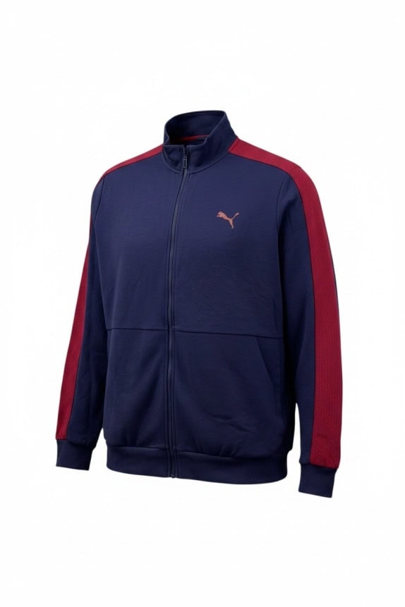 PUMA TRACK JACKET SPORTSWEAR NAVY MENS PRE OWNED XXL