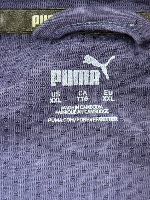 PUMA GIACCA TRACK SPORTSWEAR NAVY UOMO PRE OWNED XXL