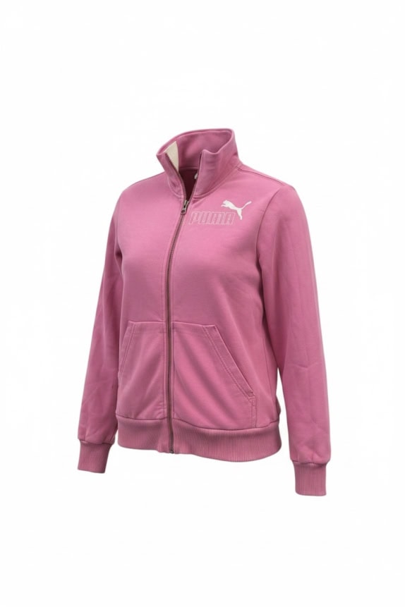 Puma Ζακέτα Φούτερ Big Logo Ροζ Γυναικείο S