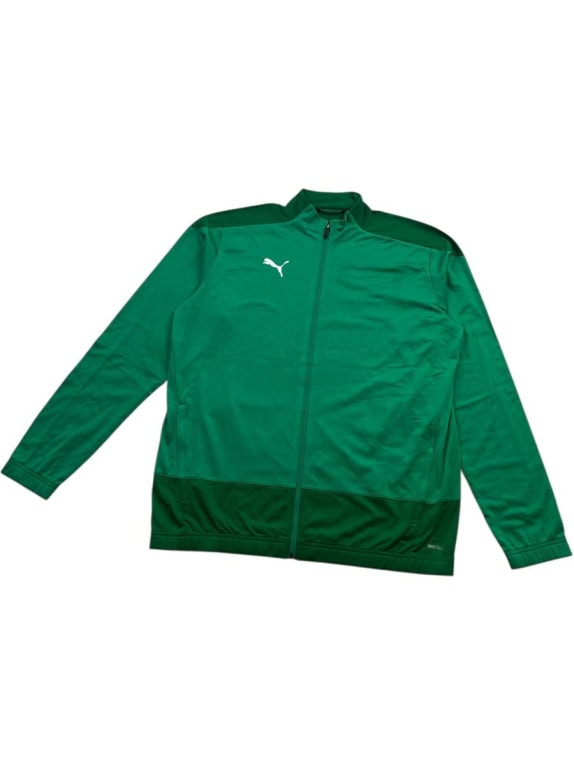 PUMA ΖΑΚΕΤΑ TRACK JACKET DRYCELL ΛΟΓΟΤΥΠΟ ΠΡΑΣΙΝΗ ΑΝΔΡΙΚΗ XL