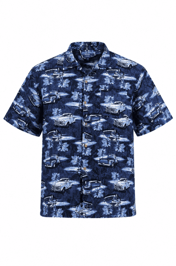 PURITAN SHIRT VINTAGE BLUE MEN PRE OWNED M