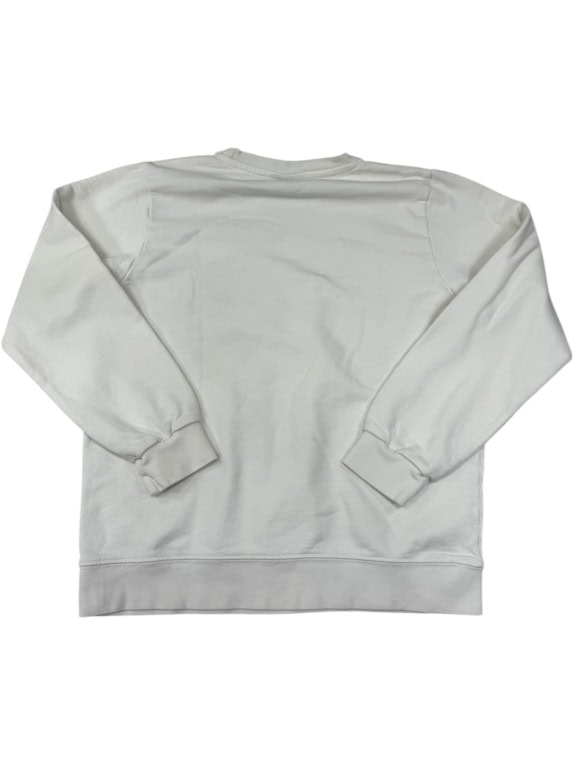 PYREX CREWNECK SWEATSHIRT WHITE WITH SCRIPT LOGO - L