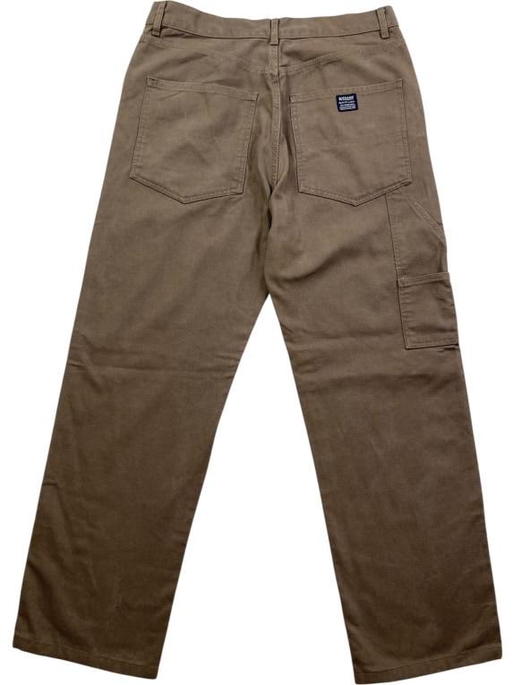 QUALITY TAG ITALY PANTALONI CHINO WORKWEAR VINTAGE MARRONE DA UOMO MEDIUM / TAG 50