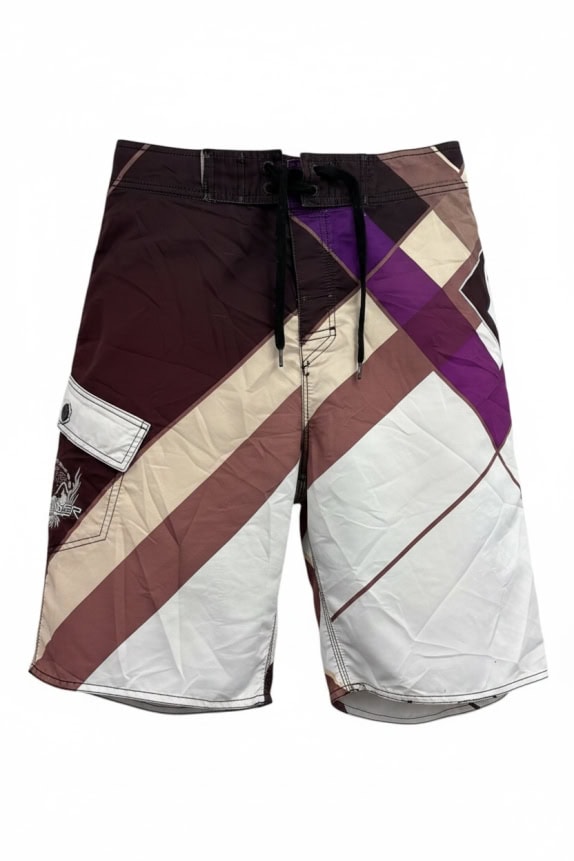 QUIKSILVER BOARDSHORTS SURF MULTICOLOR MENS PRE OWNED L