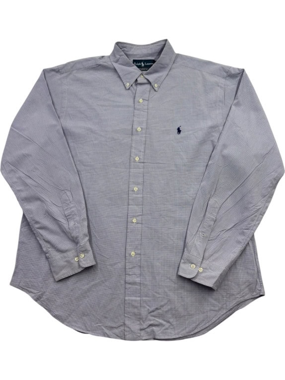 RALPH LAUREN BUTTON DOWN ΠΟΥΚΑΜΙΣΟ CLASSIC ΛΙΛΑ ΑΝΤΡΙΚΟ PRE OWNED XL