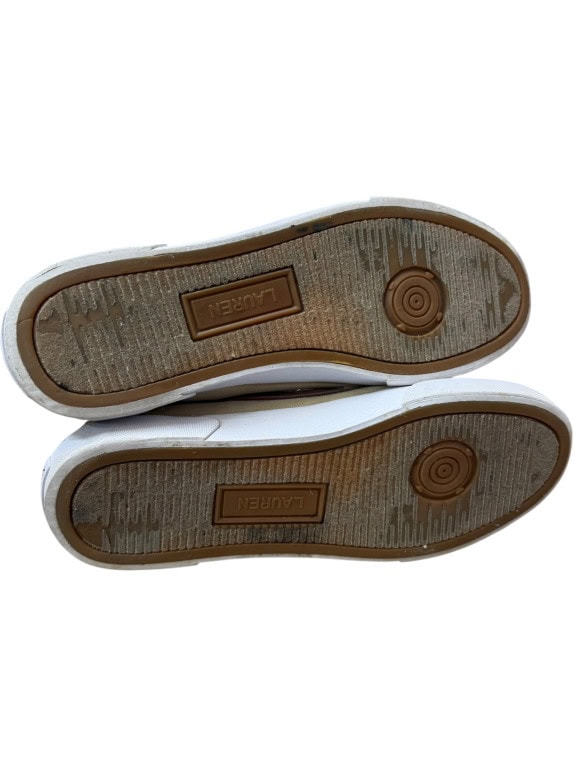 RALPH LAUREN Canvas Boat Sneakers Δίχρωμα Beige / Καφέ Unisex 37