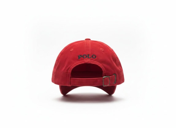 RALPH LAUREN CAP CLASSIC RED UNISEX PRE OWNED