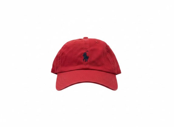 RALPH LAUREN CAP CLASSIC RED UNISEX PRE OWNED