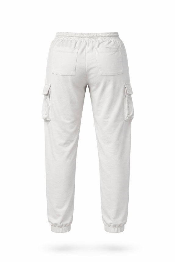 RALPH LAUREN PANTALONI CARGO MINIMAL BIANCO UOMO PRE OWNED XL