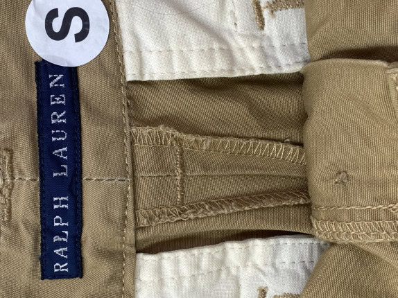 RALPH LAUREN CARGO PANTS UTILITY BEIGE ΑΝΤΡΙΚΟ PRE OWNED S