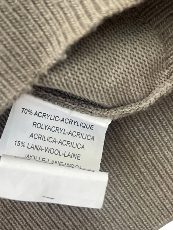 RALPH LAUREN CREWNECK SWEATER MINIMAL OLIVE MENS PRE OWNED S