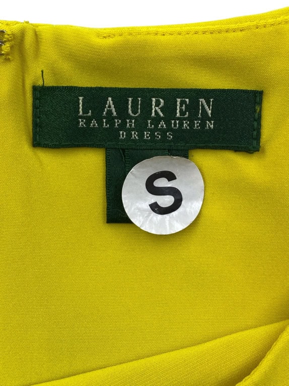 RALPH LAUREN ΦΟΡΕΜΑ ΜΙΝΙ ΜΟΝΤΕΡΝΟ ΚΙΤΡΙΝΟ ΓΥΝΑΙΚΕΙΟ PRE OWNED S
