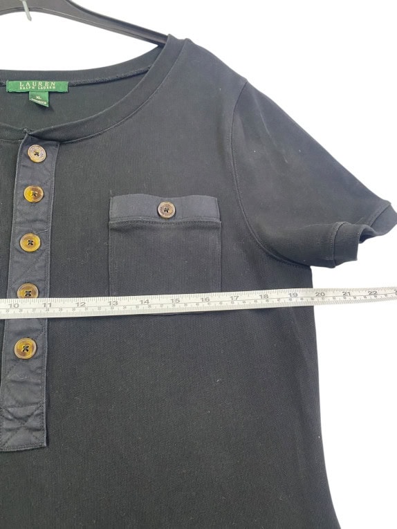 RALPH LAUREN ΦΟΡΕΜΑ POLO MINIMAL ΜΑΥΡΟ ΓΥΝΑΙΚΕΙΟ PRE OWNED XL