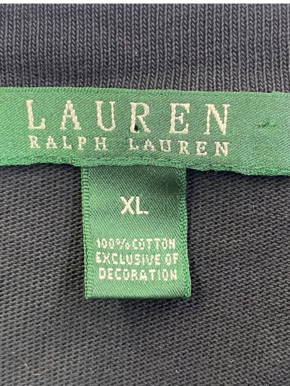 RALPH LAUREN ΦΟΡΕΜΑ POLO MINIMAL ΜΑΥΡΟ ΓΥΝΑΙΚΕΙΟ PRE OWNED XL
