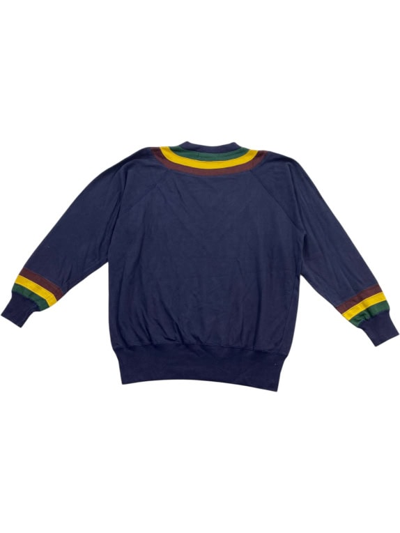 RALPH LAUREN ΦΟΥΤΕΡ V-NECK VINTAGE ΡΙΓΕΣ NAVY ΜΠΛΕ ΑΝΔΡΙΚΟ L