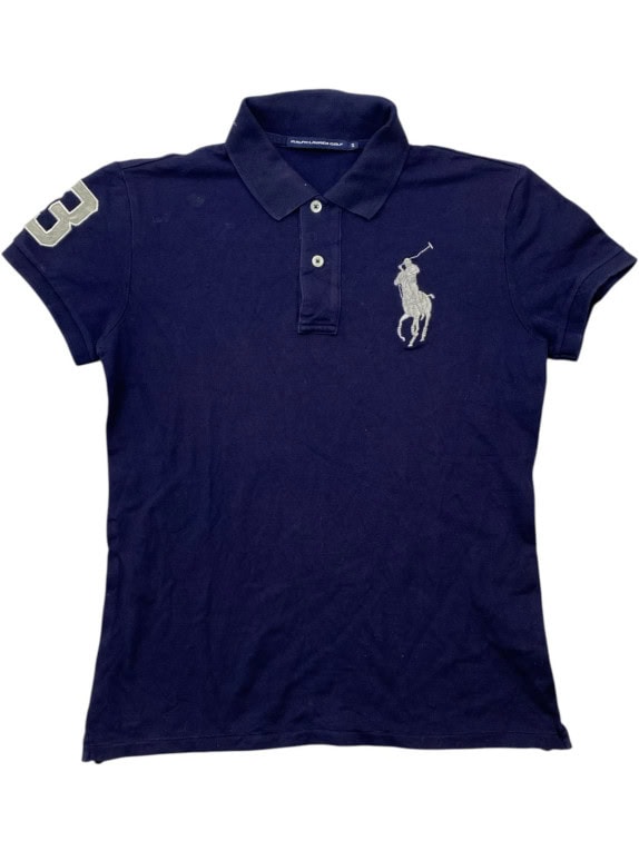 RALPH LAUREN GOLF ΠΟΛΟ ΜΠΛΟΥΖΑ CLASSIC NAVY ΓΥΝΑΙΚΕΙΟ PRE OWNED S