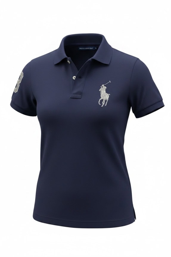 RALPH LAUREN GOLF ΠΟΛΟ ΜΠΛΟΥΖΑ CLASSIC NAVY ΓΥΝΑΙΚΕΙΟ PRE OWNED S
