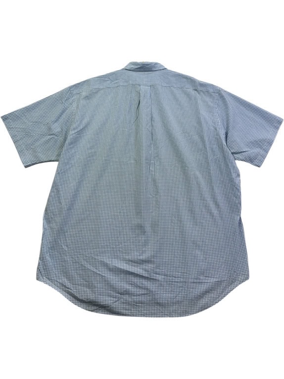 RALPH LAUREN ΚΟΝΤΟΜΑΝΙΚΟ ΠΟΥΚΑΜΙΣΟ CLASSIC ΜΠΛΕ ΚΑΡΟ ΑΝΤΡΙΚΟ PRE OWNED XL
