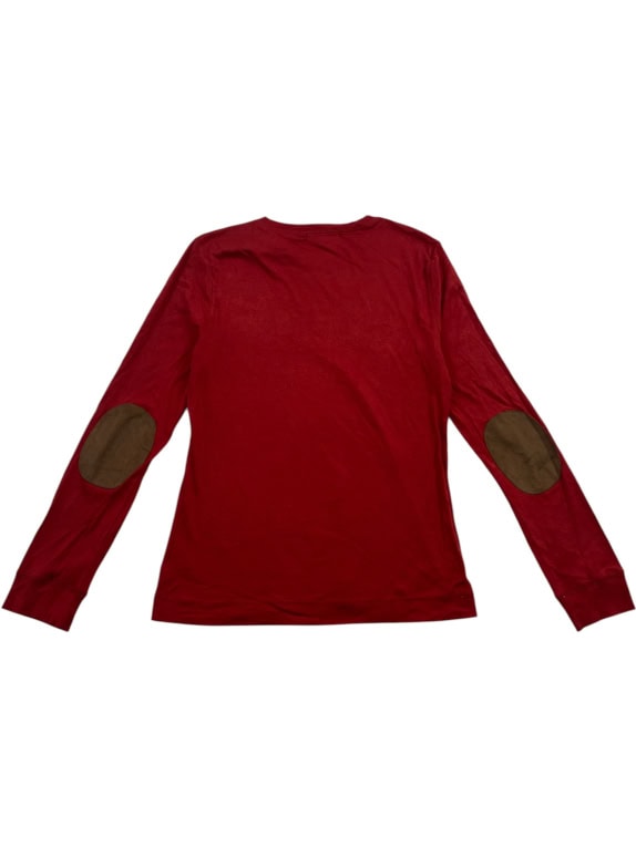 RALPH LAUREN LAUREN Μπλούζα Μακρυμάνικη Casual Κόκκινη Γυναικεία L