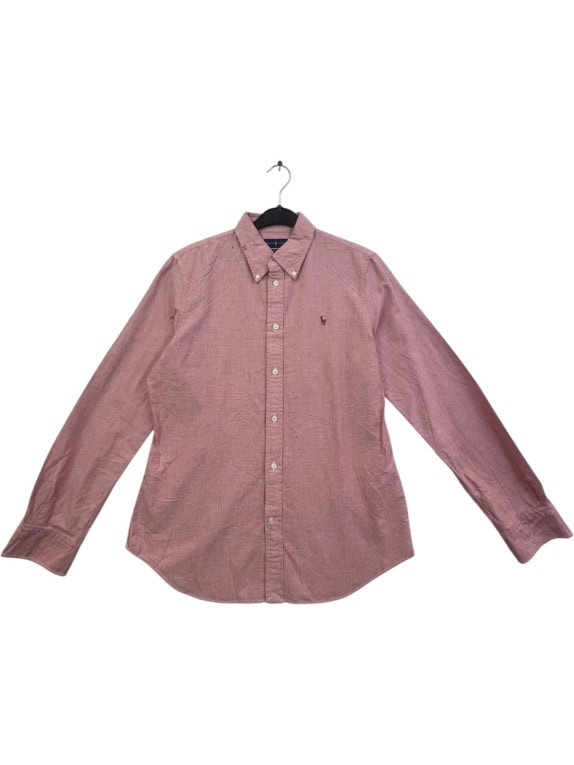 RALPH LAUREN OXFORD ΠΟΥΚΑΜΙΣΟ CLASSIC ΡΟΖ ΑΝΤΡΙΚΟ PRE OWNED S