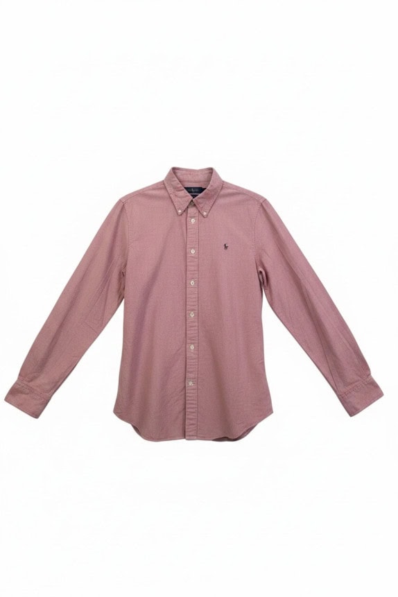 RALPH LAUREN OXFORD ΠΟΥΚΑΜΙΣΟ CLASSIC ΡΟΖ ΑΝΤΡΙΚΟ PRE OWNED S