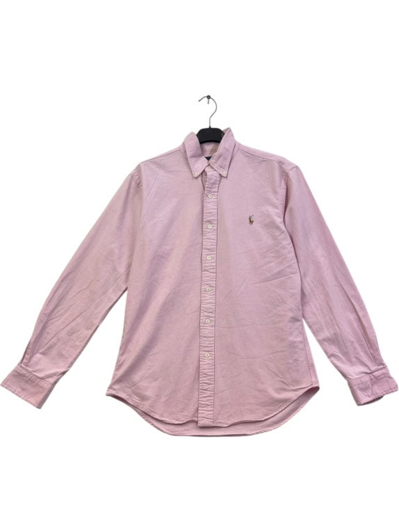 RALPH LAUREN OXFORD ΠΟΥΚΑΜΙΣΟ MINIMAL ΡΟΖ ΑΝΤΡΙΚΟ PRE OWNED M