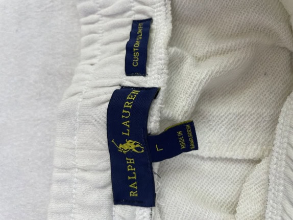 RALPH LAUREN ΠΑΝΤΕΛΟΝΙ CARGO MINIMAL OFF WHITE ΑΝΤΡΙΚΟ PRE OWNED L