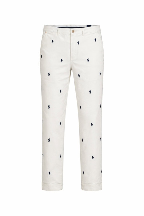 RALPH LAUREN ΠΑΝΤΕΛΟΝΙ CHINO MINIMAL OFF WHITE ΓΥΝΑΙΚΕΙΟ PRE OWNED S