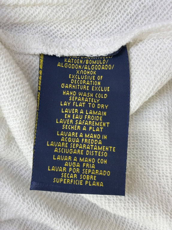RALPH LAUREN ΠΑΝΤΕΛΟΝΙ ΦΟΡΜΑΣ CARGO MINIMAL OFF WHITE ΑΝΤΡΙΚΟ PRE OWNED L