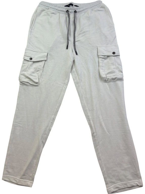 RALPH LAUREN ΠΑΝΤΕΛΟΝΙ ΦΟΡΜΑΣ CARGO MINIMAL OFF WHITE ΑΝΤΡΙΚΟ PRE OWNED L