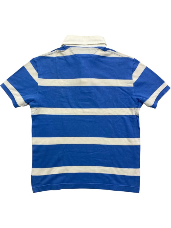 RALPH LAUREN POLO MAGLIA A RIGHE CON LOGO RICAMATO BLU/BIANCO UOMO S