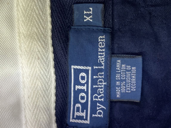RALPH LAUREN POLO SHIRT RACING NAVY UOMO PRE OWNED XL