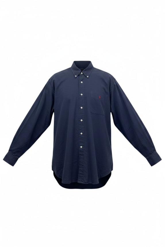 RALPH LAUREN ΠΟΥΚΑΜΙΣΟ BLAKE VINTAGE ΜΠΛΕ UNISEX L preowned