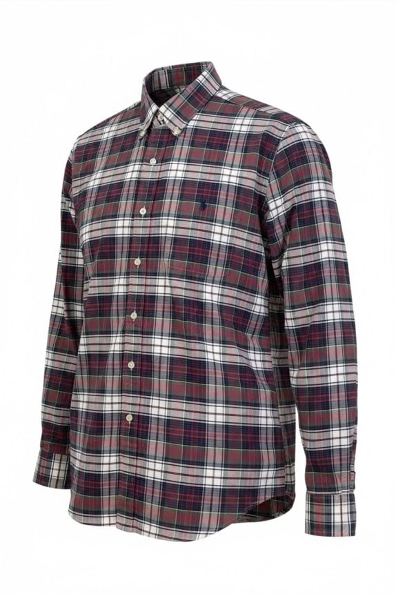 RALPH LAUREN ΠΟΥΚΑΜΙΣΟ BUTTON DOWN CLASSIC MULTICOLOR ΑΝΤΡΙΚΟ PRE OWNED L