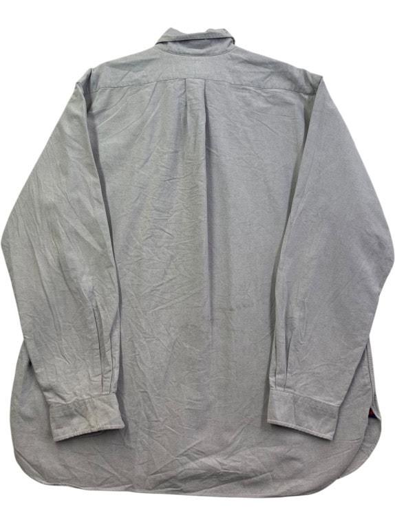 RALPH LAUREN ΠΟΥΚΑΜΙΣΟ BUTTON DOWN ΚΛΑΣΙΚΟ ΑΝΟΙΧΤΟ ΓΚΡΙ ΑΝΤΡΙΚΟ PRE OWNED XL