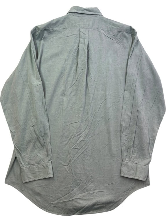 RALPH LAUREN CAMICIA BUTTON DOWN CLASSICA VERDE SALVIA UOMO PRE OWNED L